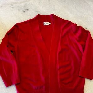 Cielo Red Women's Cardigan